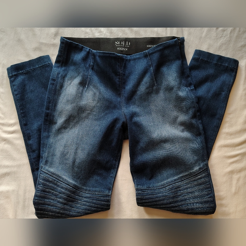 Design Lab Solid Skins Skinny 360° Jeggings Size 29/M NWOT